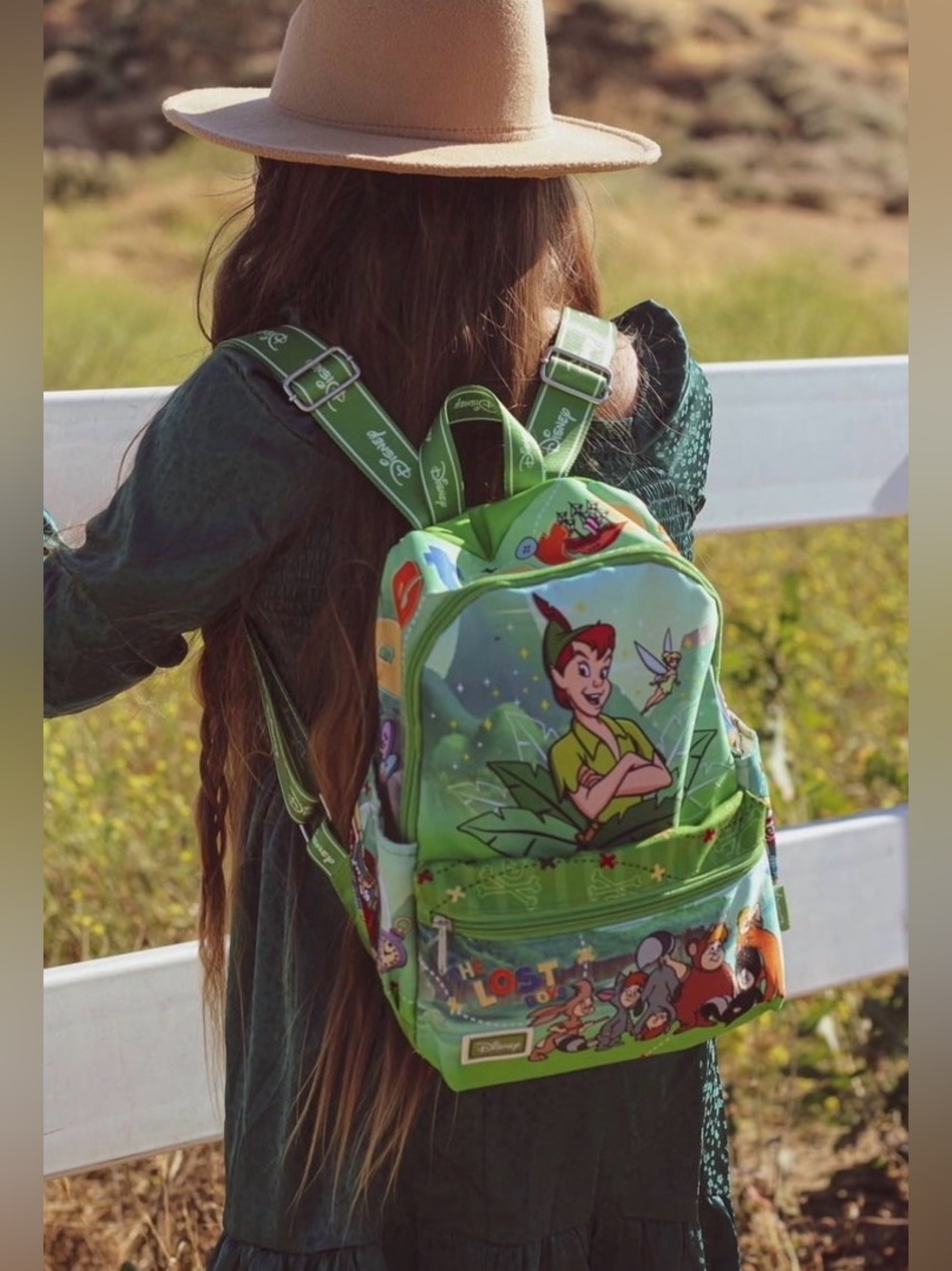 Disney Peter Pan Tinkerbell Disneybound Backpack & Ears Set - Picture 12 of 16